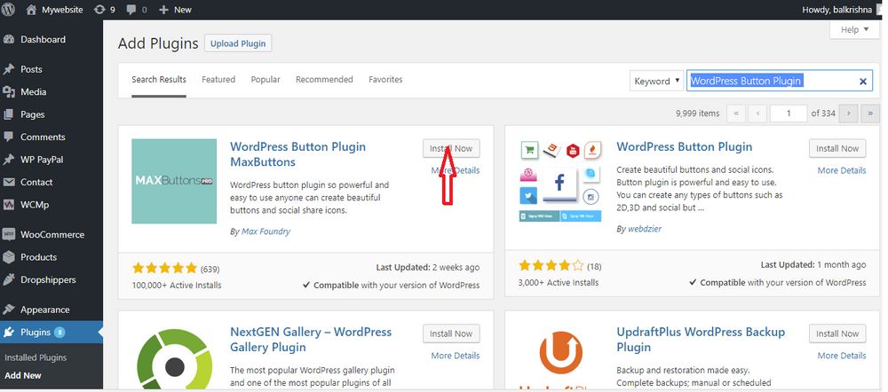 Add WordPress Button plugin