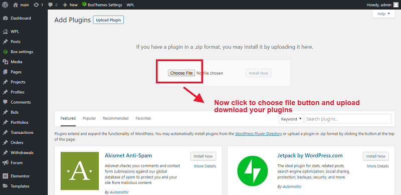 Click add new button Click add new button