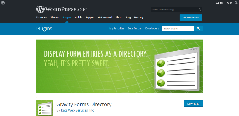 Gravity Forms Directory
