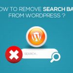 HOW TO REMOVE SEARCH BAR FROM WORDPRESS