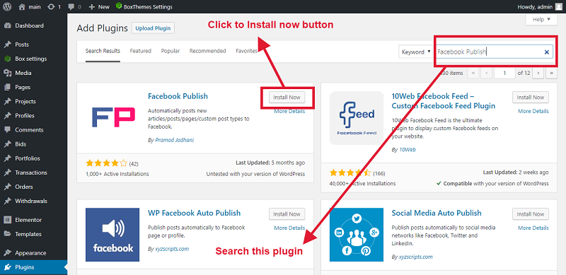 Install Now Button Install Now Button