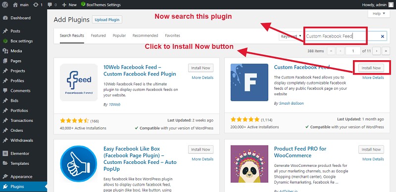 Install now Button Install now Button