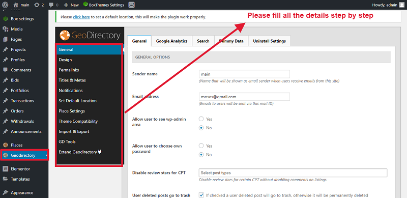 Now show your Plugin and fill all the details step by step