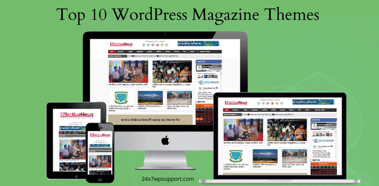 Top 10 WordPress Magazine Themes 