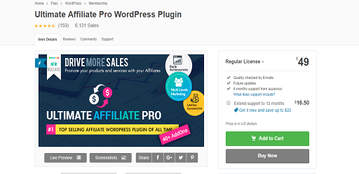 Ultimate Affiliate Pro Plugin