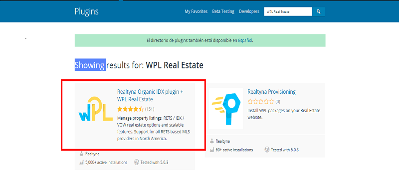 WPL Real Estate Plugin Installation