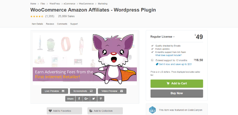 WooCommerce Amazon Affiliates