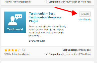 Testimonial Plugin