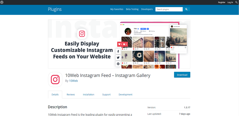 10Web Instagram Feed