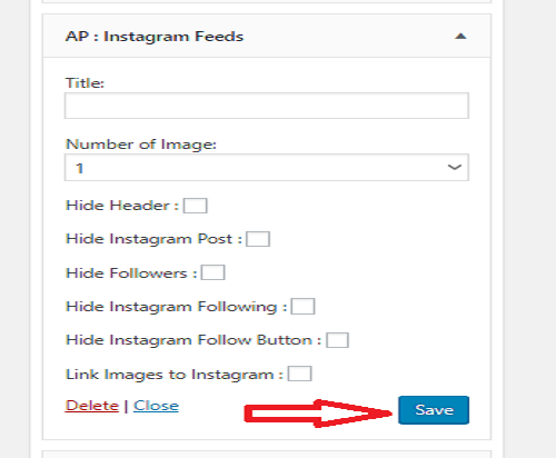 AccessPress Instagram Feed Configuration