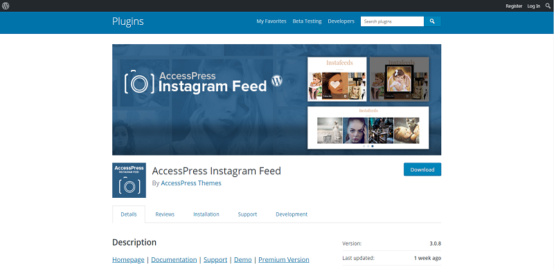 AccessPress Instagram Feed