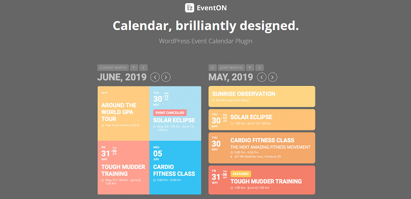 EventOn WordPress Plugin
