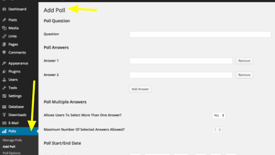 How To Setup WP Polls Plugins