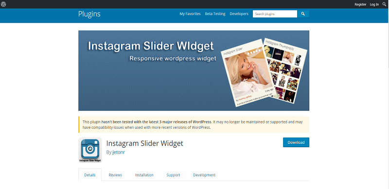 Instagram Slider Widget