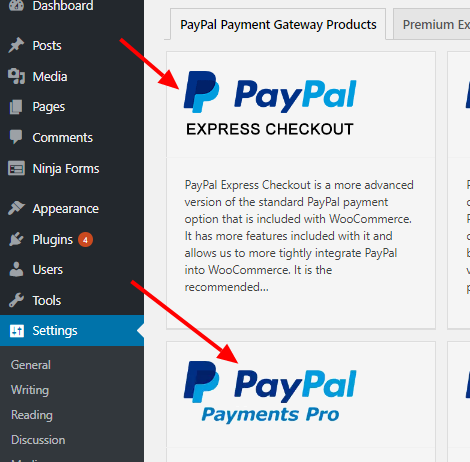 Second paypal for woocommerce