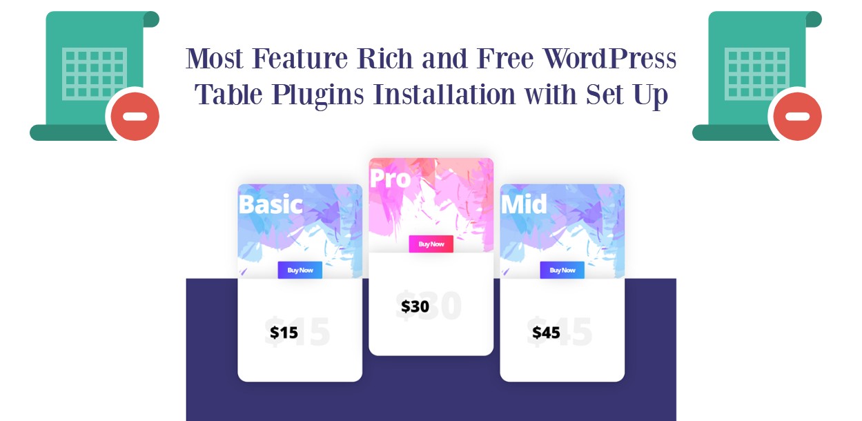 WordPress Table Plugins