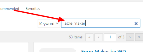 table maker plugin