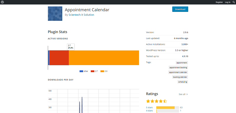 Appointment Calendar Plugin