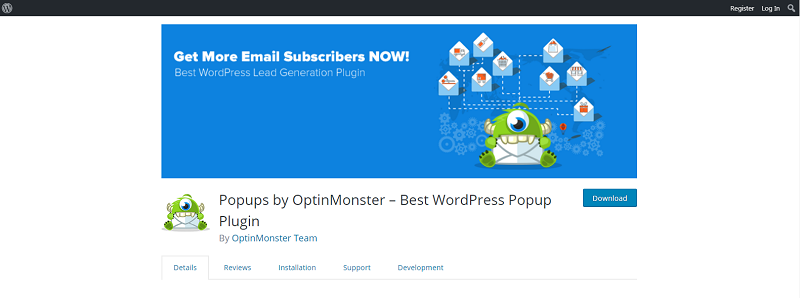 Popups by OptinMonster Plugin