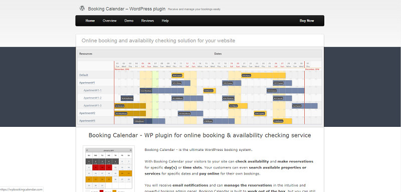 WP Booking Calendar Plugin