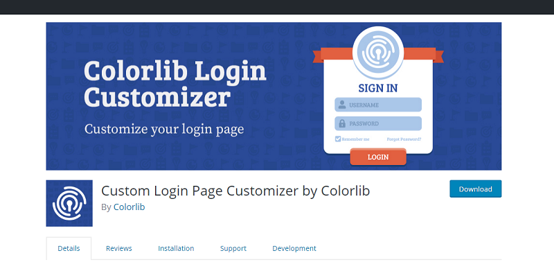 Custom Login Page Plugin