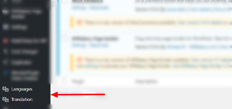 WordPress Translation Plugins Installation