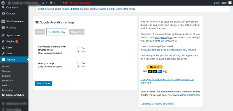 NK Google Analytics Settings 1