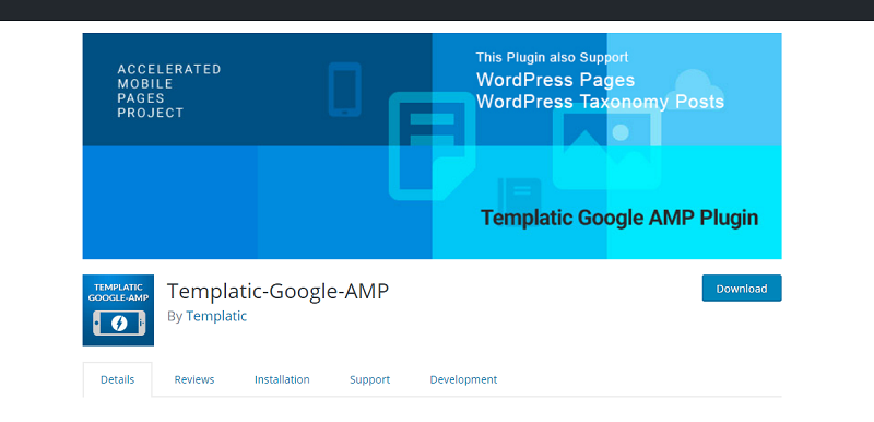 Templatic Google AMP Plugin