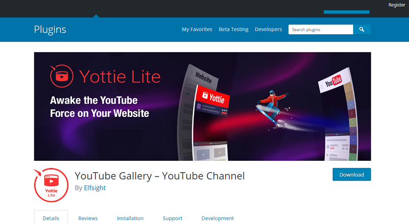 YouTube Gallery Plugin