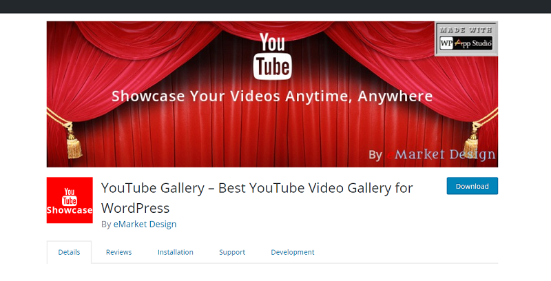 Youtube Showcase Plugin