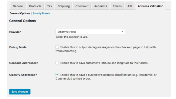 Postcode Address Validation