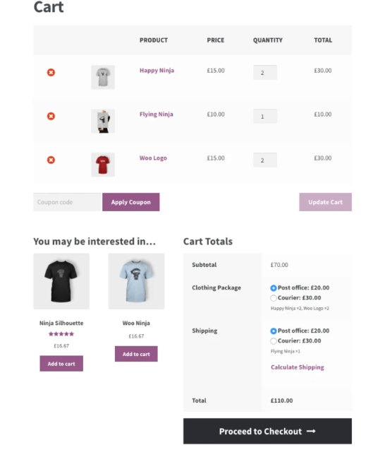 WooCommerce Shipping Packages WooCommerce Shipping Packages