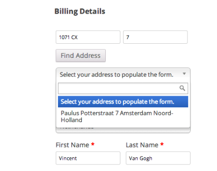 billing Details billing Details
