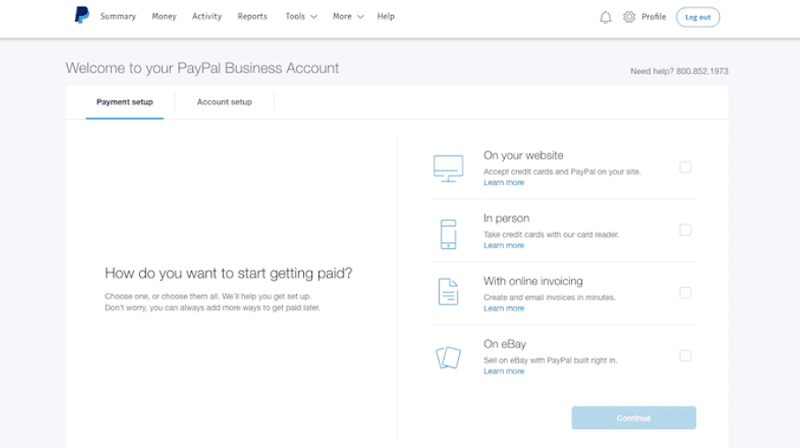 paypal payment hosting