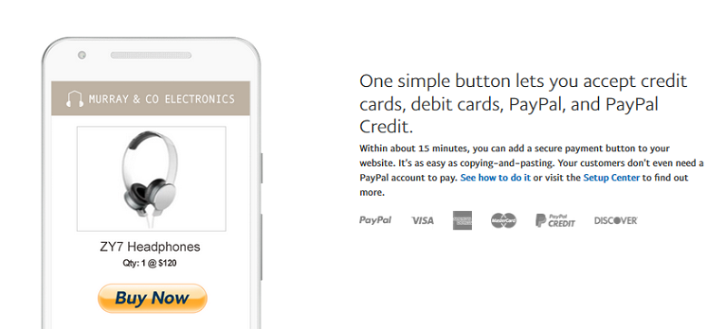 paypal payment types paypal payment types
