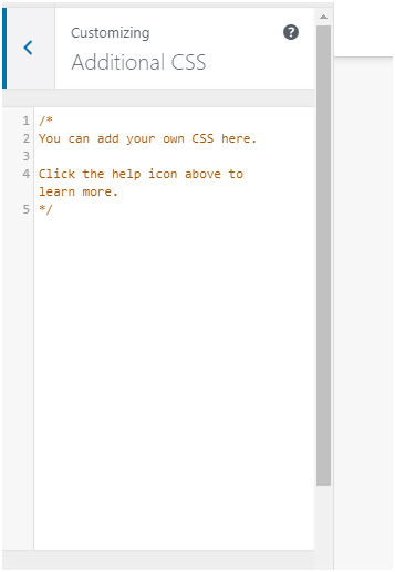 Css editor Css editor