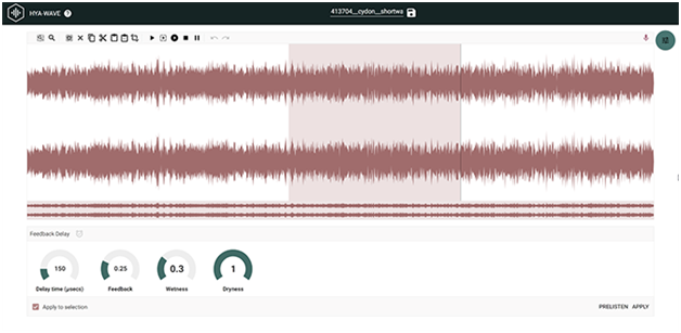 Hya-Wave is a bare bones audio editor