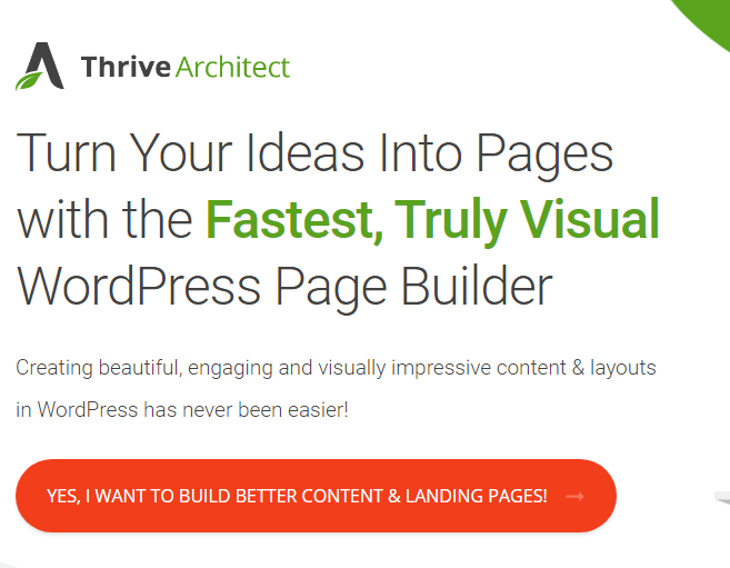 Thrive Landing Pages