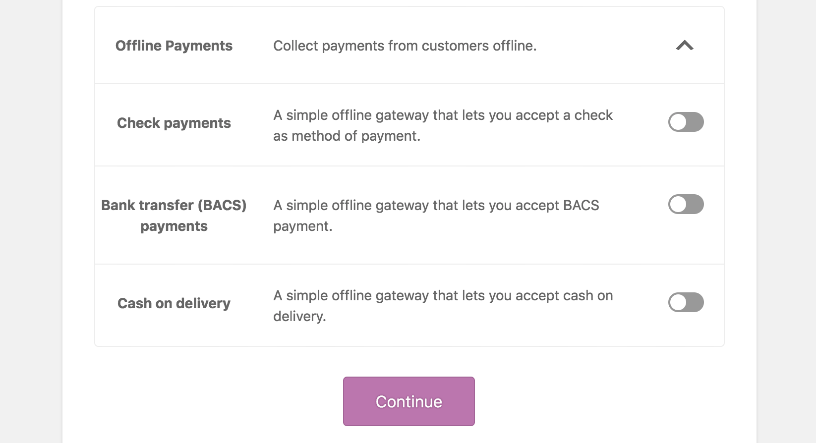 WooCommerce offline payment WooCommerce offline payment