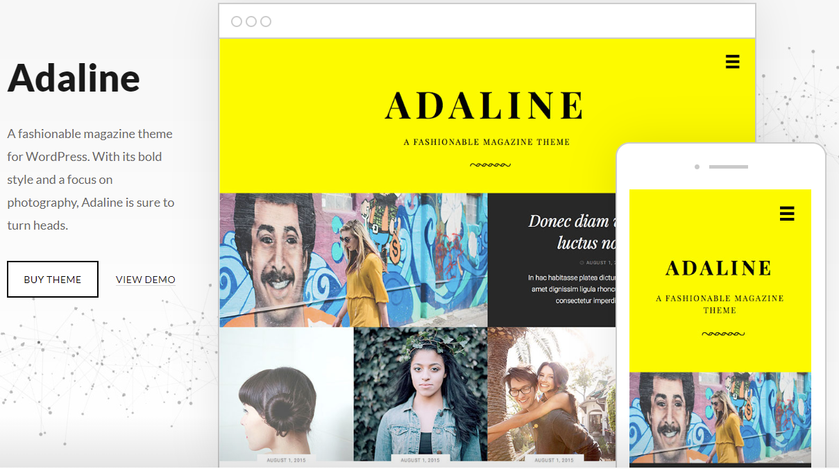 Adaline WordPress Theme Adaline WordPress Theme