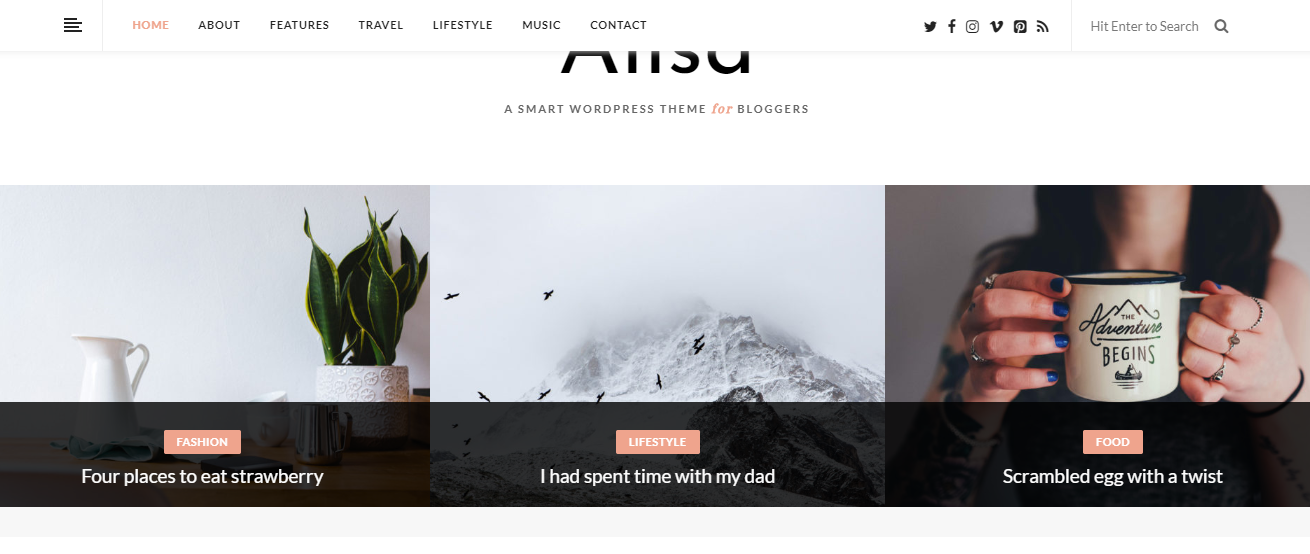 Ailsa WordPress Theme