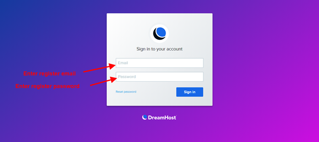 Dreamhost login