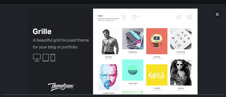 Grille WordPress theme