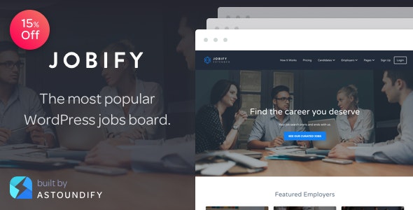 Jobify wordpress theme Jobify theme