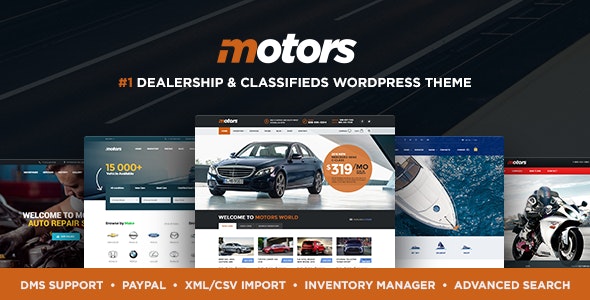 Motors WordPress theme Motors WordPress theme