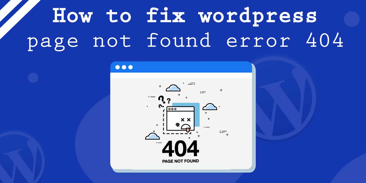 Page Not Found Error 404 