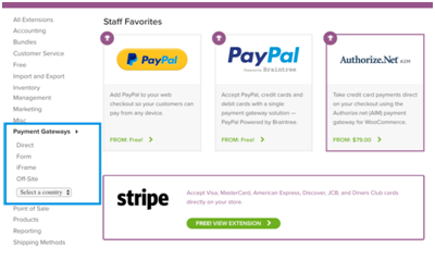 Payment Gateway Option