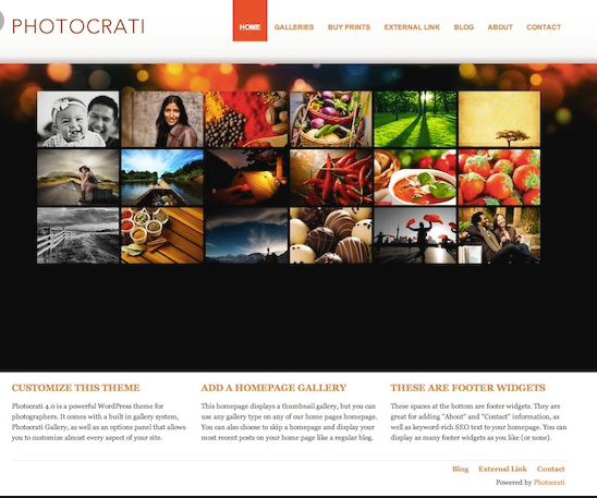 Photocrati theme