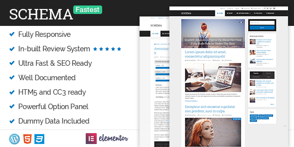 Schema WordPress theme Schema theme