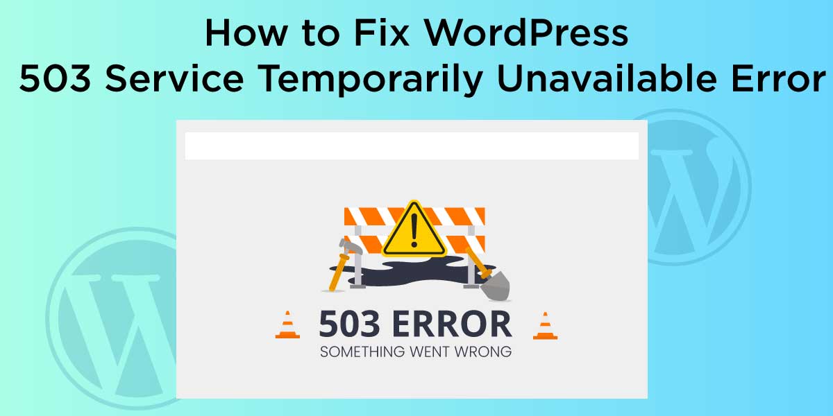Service Temporarily Unavailable Error 